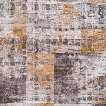 Alfombras Polipropileno HEAT-SET + Poliéster Alfombra dibujos textura abstracta gris 120x170