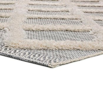Alfombras 100% Polipropileno HEAT-SET FRISÈ Alfombra étnico apache gris 130x190