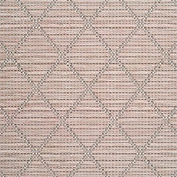 Alfombras 100% Polipropileno Alfombra exterior rombos beige 55x110