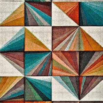 Alfombras  Alfombra geométrica triángulos color 160x230