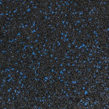 Caucho Homogéneo Negro/Azul 1x1-1,0cm