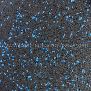 Caucho Homogéneo Azul 8mm