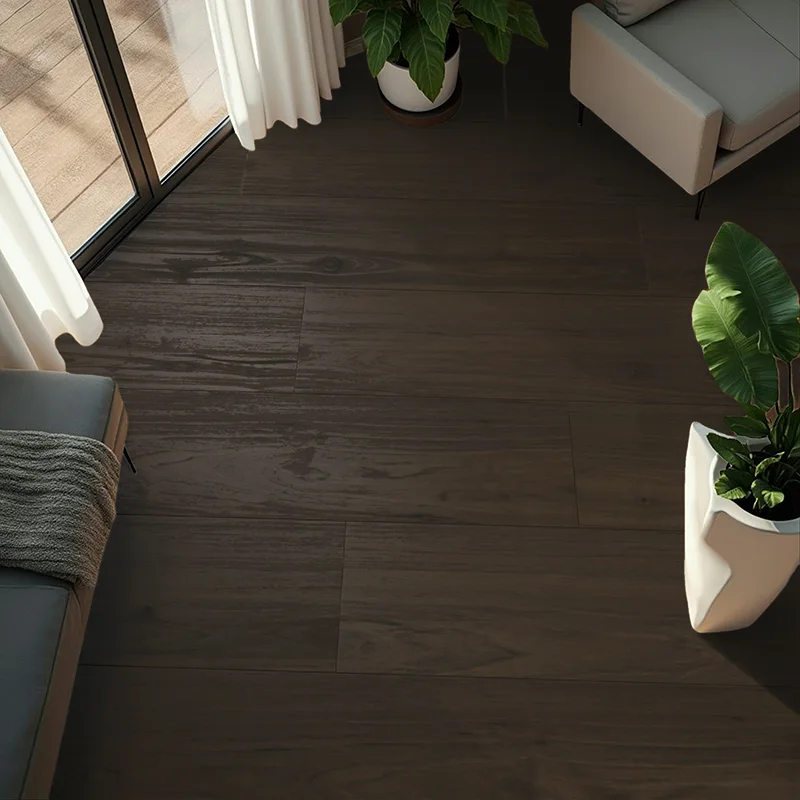 Suelo Laminado AC4 8mm Tabla Ancha Roble Oscuro Palermo