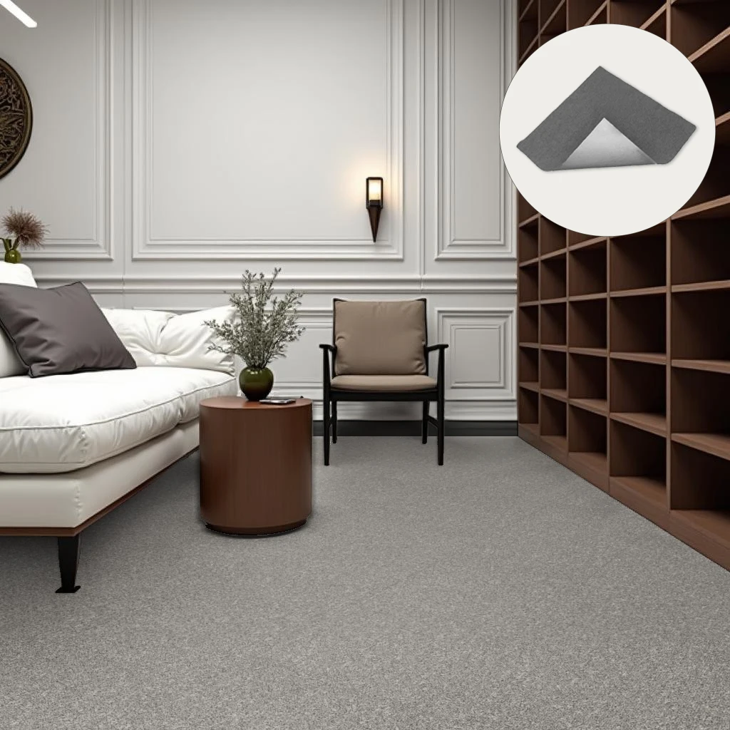 Moqueta Adhesiva Gris | Bricolaje | Fácil Limpieza