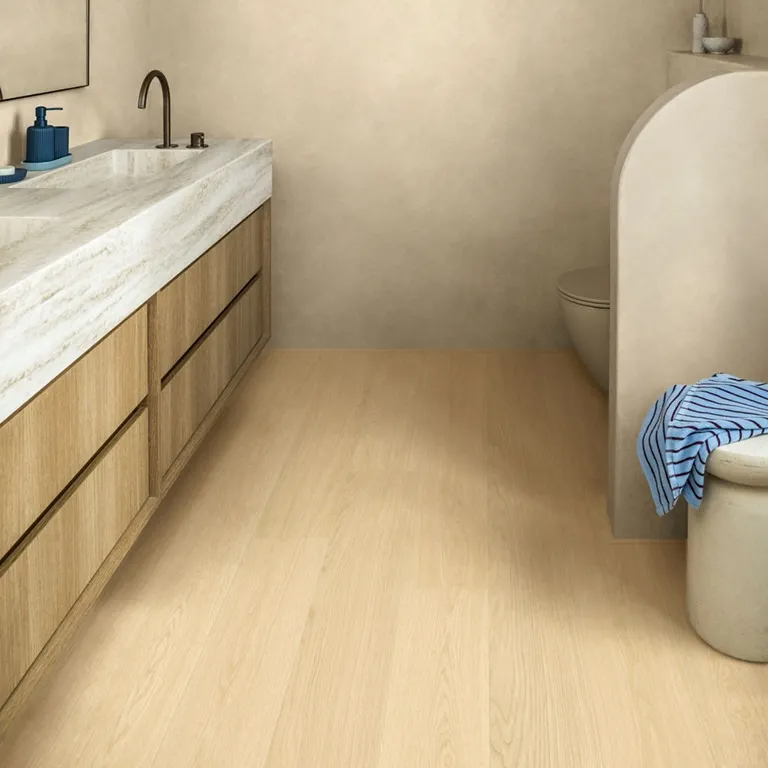 Tarima Laminada Roble Marfil  QUICK STEP | AC4 | Instalación Flotante en Click | Resistencia Agua