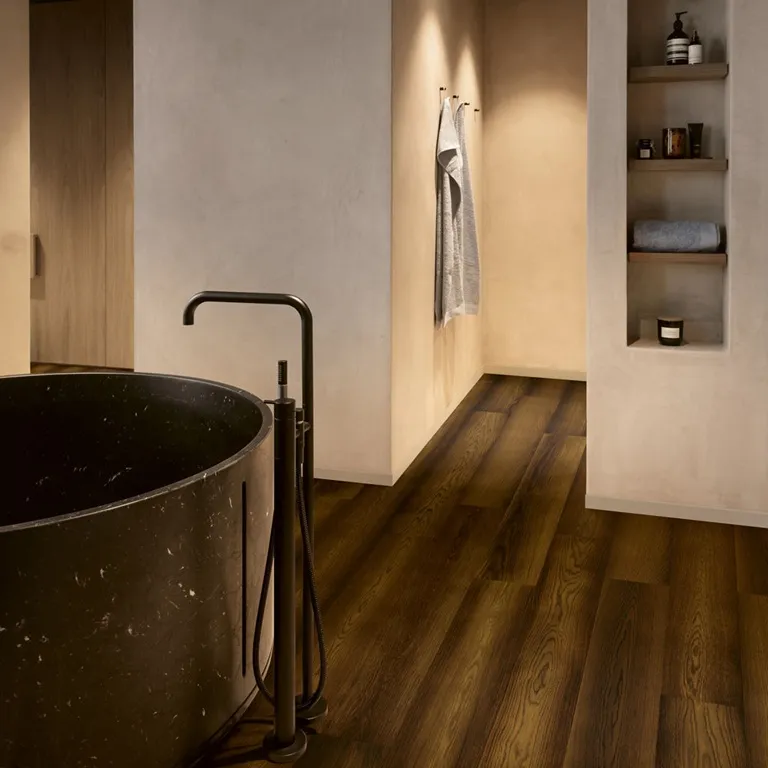 Tarima Laminada Roble Ahumado QUICK STEP | AC4 | Instalación Flotante en Click | Resistencia Agua