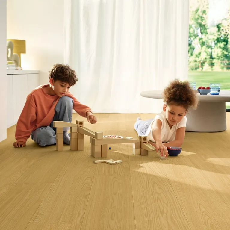 Tarima Laminada Roble Bourbon QUICK STEP | AC4 | Instalación Flotante en Click | Resistencia Agua