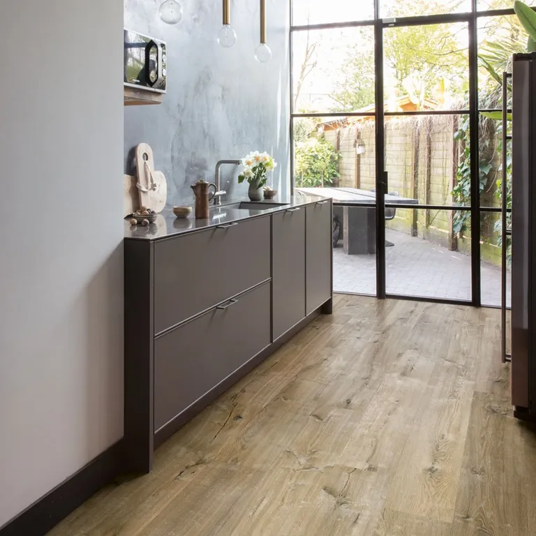 Tarima Laminada Roble Centeno QUICK STEP | AC4 | Instalación Flotante en Click | Resistencia Agua