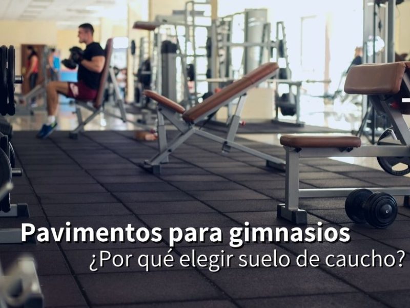 suelo de gimnasios de caucho