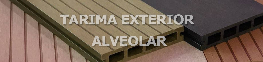 Tarima Exterior Composite Alveolar / Semimaciza